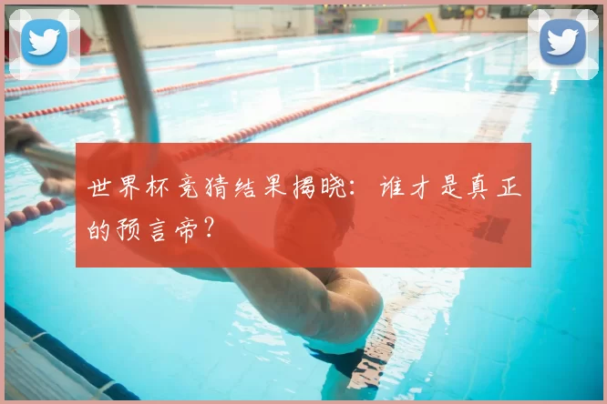 世界杯竞猜结果揭晓:谁才是真正的预言帝?